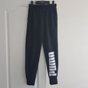 Puma highwaisted black joggers